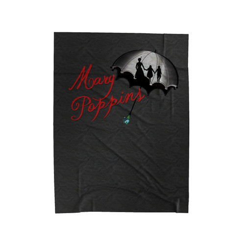 Mary Poppins Logo Velveteen Blanket