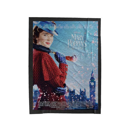 Mary Poppins Returns Art Velveteen Blanket