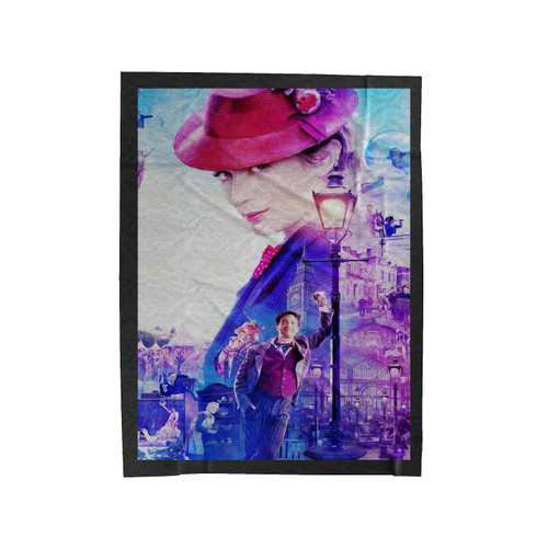 Mary Poppins Returns Movie Velveteen Blanket
