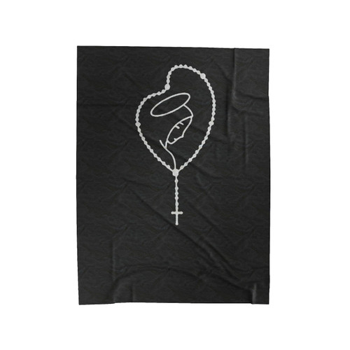 Mary Religious God Jesus Priest Velveteen Blanket