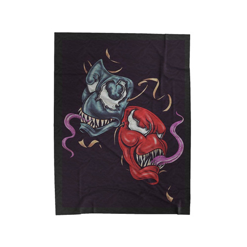 Mask Venom Velveteen Blanket
