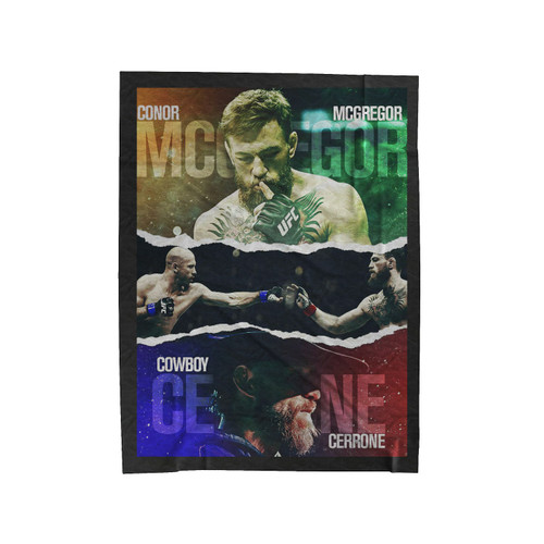 Mcgregor Vs Cerrone Velveteen Blanket