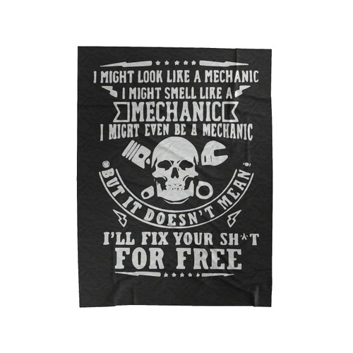 Mechanic Velveteen Blanket