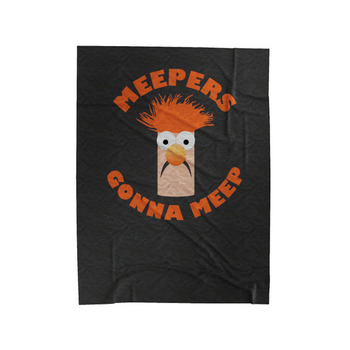 Meepers Gonna Meep Velveteen Blanket