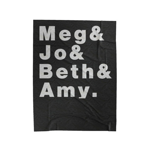 Meg, Jo, Beth And Amy The Story Of Little Women And Why It Still Matters Velveteen Blanket