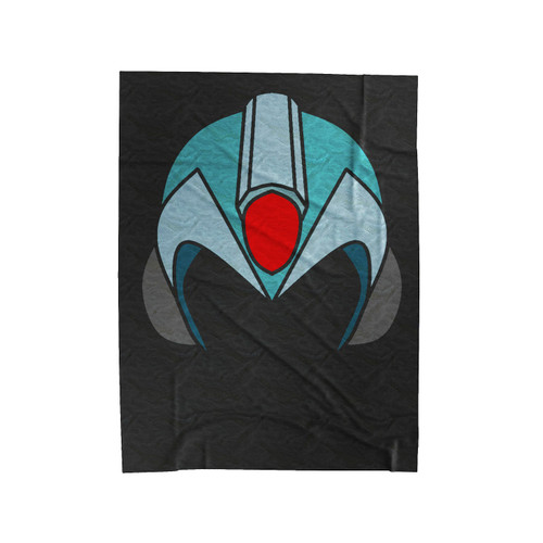 Mega Man Blue X Helmet Megaman Rock Man Rockman Gamer Videogame Velveteen Blanket