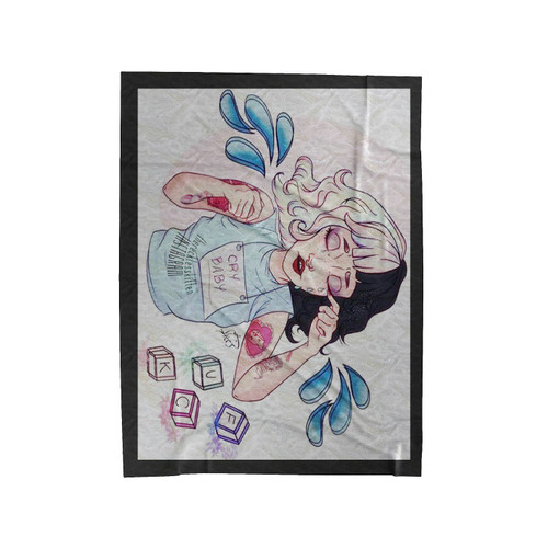 Melanie Martinez Cry Baby Cartoon Velveteen Blanket