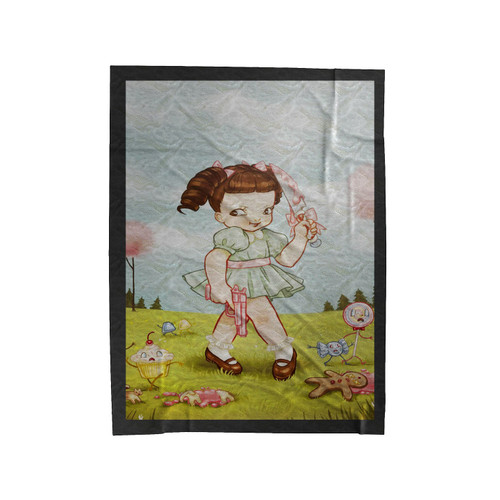 Melanie Martinez Knife Poster Velveteen Blanket