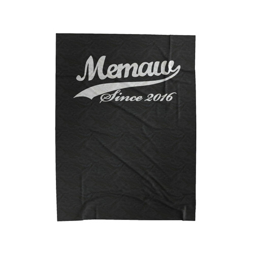 Memaw Since Any Year Velveteen Blanket