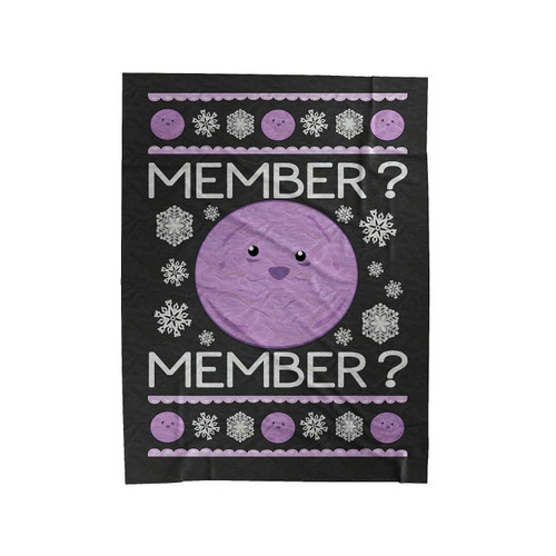 Member Berry Christmas Velveteen Blanket