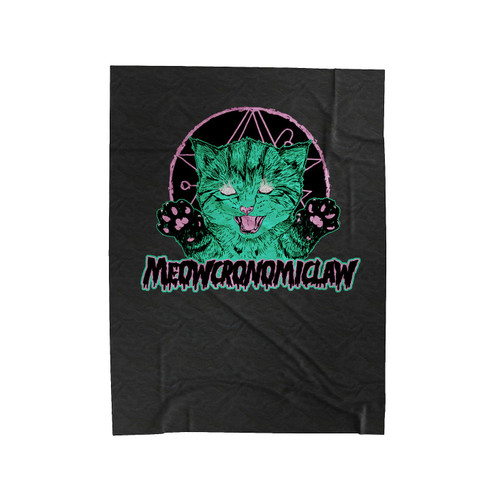 Meow Cat Meow Velveteen Blanket
