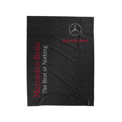 Mercedes Benz The Best Or Nothing Velveteen Blanket
