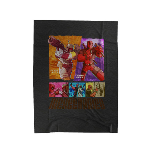 Mercenaries Funny Velveteen Blanket