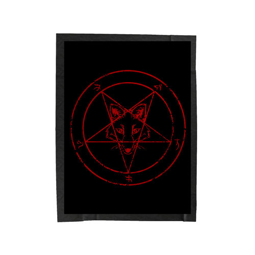 Metal Fox Velveteen Blanket