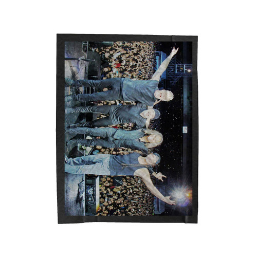 Metalica Show Velveteen Blanket