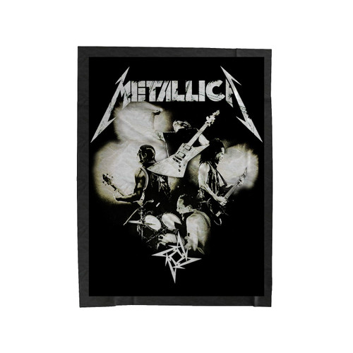 Metallica Band Concert Velveteen Blanket