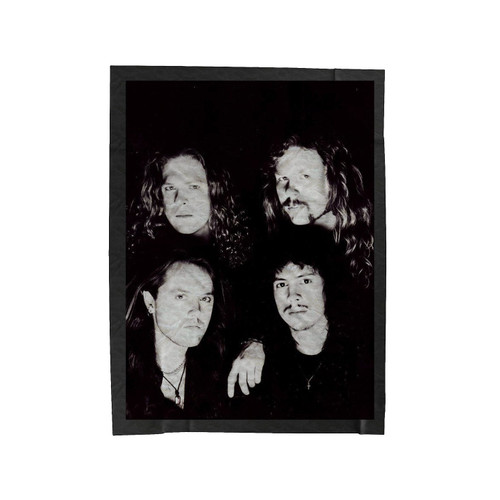 Metallica Black Album Band Velveteen Blanket