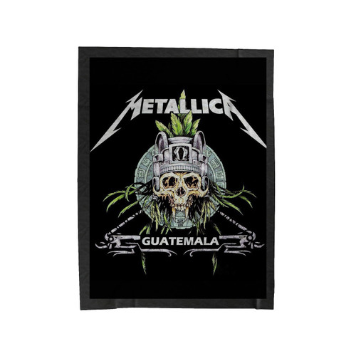Metallica In Guatemala Velveteen Blanket