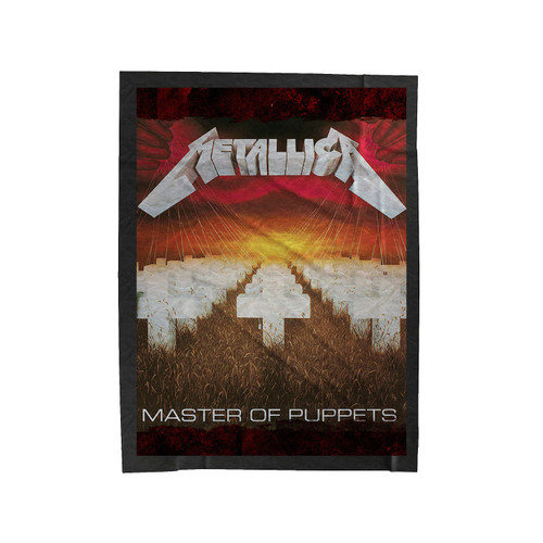 Metallica Master Of Puppets Anniversary Velveteen Blanket