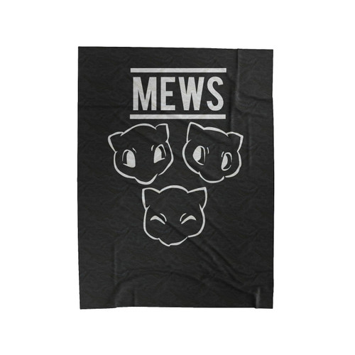 Mews Muse Pokemon Inspired Velveteen Blanket