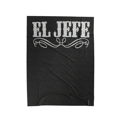 Mexican El Jefe The Boss Velveteen Blanket