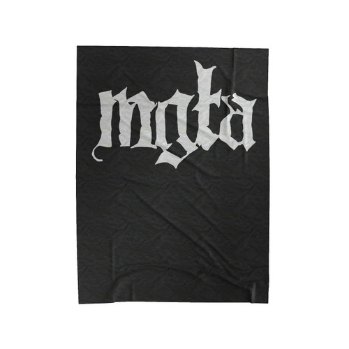 Mgla Polish Black Metal Band Logo Velveteen Blanket