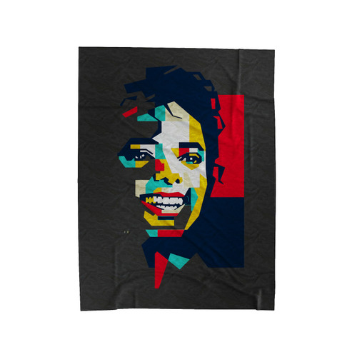 Michael Jackson King Of Pop Art Velveteen Blanket
