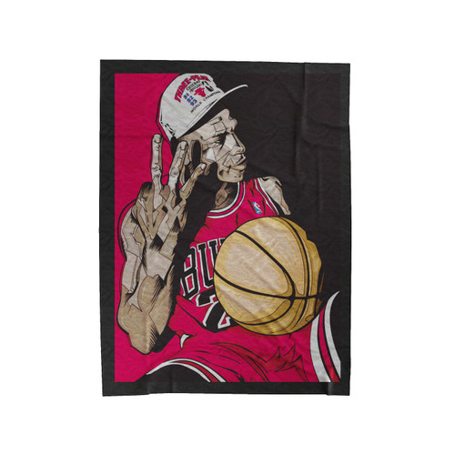 Michael Jordan 3 Peat Velveteen Blanket
