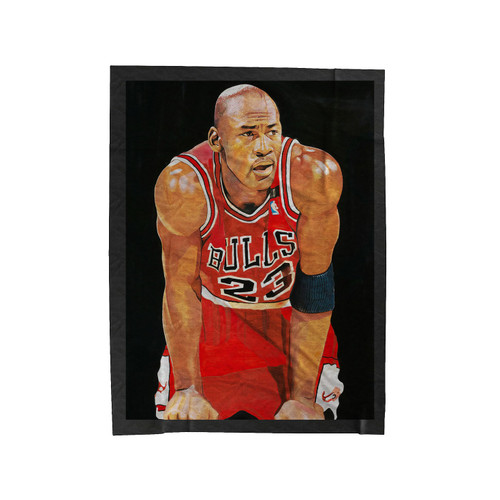 Michael Jordan Art 1 Velveteen Blanket
