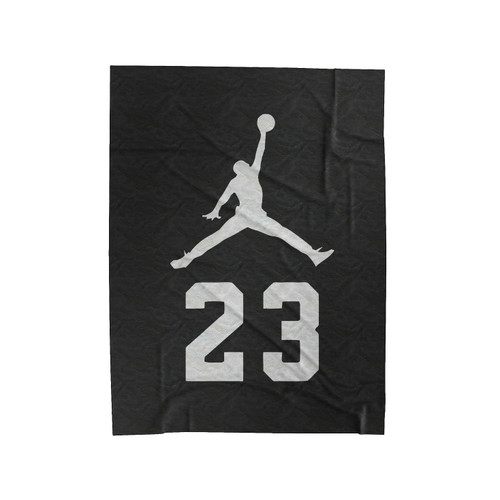 Michael Jordan Logo Parody Unofficial Velveteen Blanket