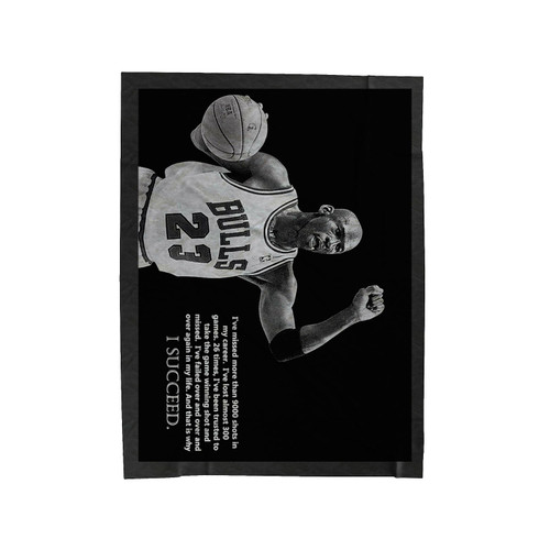 Michael Jordan Talent Wins Games Velveteen Blanket