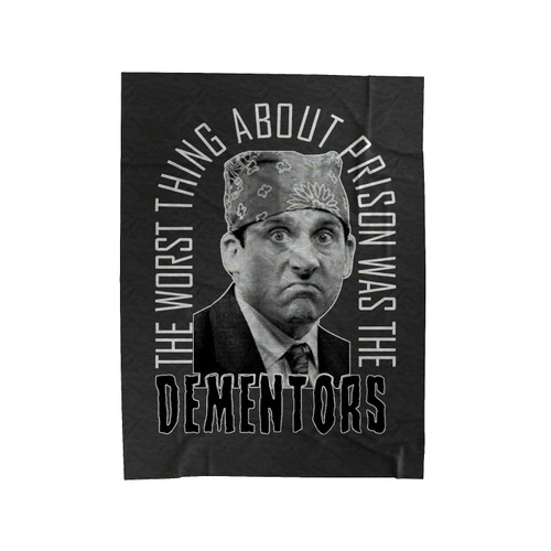 Michael Scott Fun The Office Prison Mike Velveteen Blanket