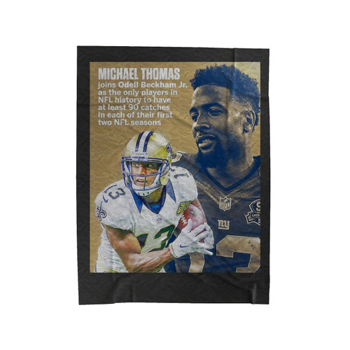 Michael Thomas Quotes Velveteen Blanket