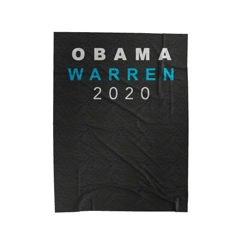 Michelle Obama & Elizabeth Warren For President 2020 Velveteen Blanket