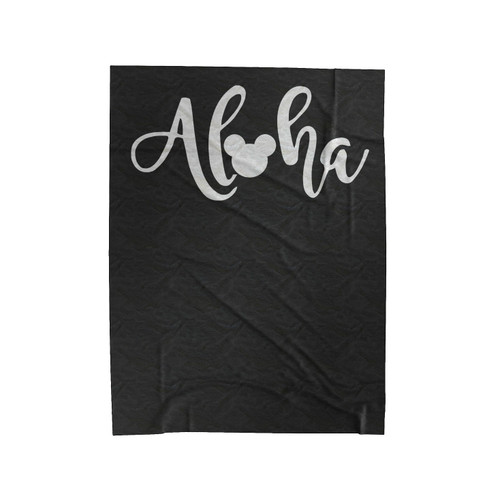 Mickey Aloha Velveteen Blanket