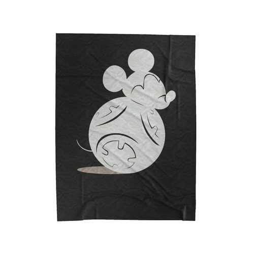 Mickey Droid Bb8 Velveteen Blanket