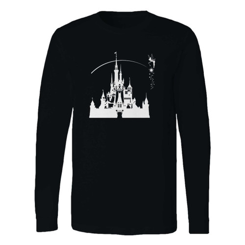 This classic fit tinkerbell disney castle long sleeve shirt is casually elegant and very comfortable. With fine quality print to make one stand out, it's a perfect fit for every occasion.