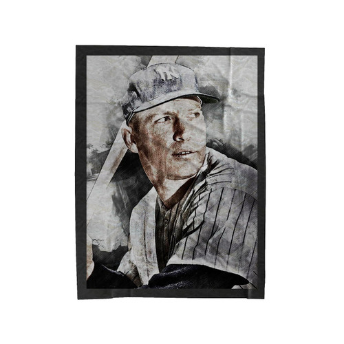 Mickey Mantle New York Yankees Velveteen Blanket