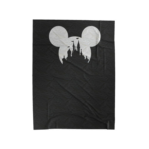 Mickey Mouse Ears Magic Kingdom Castle Perfect For Disneyland Or Disney World Trip Velveteen Blanket