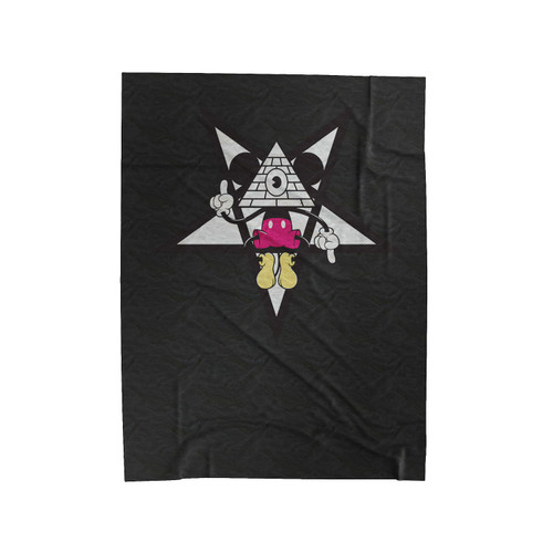 Mickey Mouse Illuminati Eye Velveteen Blanket