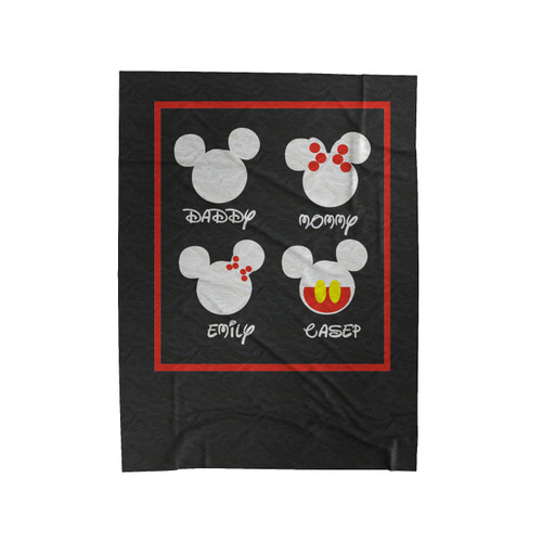 Micky Mouse Familly Velveteen Blanket