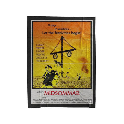 Midsommar Poster Velveteen Blanket