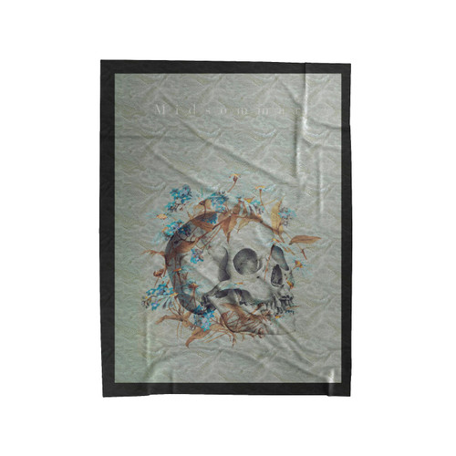 Midsommar Skull Velveteen Blanket