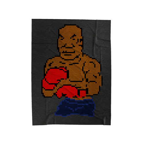 Mike Tyson Punch Velveteen Blanket