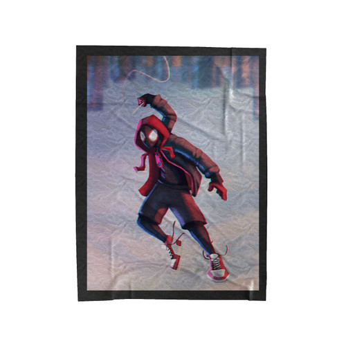 Miles Morales Into The Spider Verse Velveteen Blanket