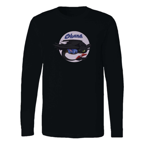This classic fit toothless dragon and stitch long sleeve shirt is casually elegant and very comfortable. With fine quality print to make one stand out, it's a perfect fit for every occasion.