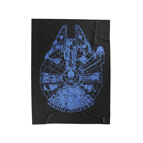 Millennium Falcon Velveteen Blanket Millennium Falcon Velveteen Blanket