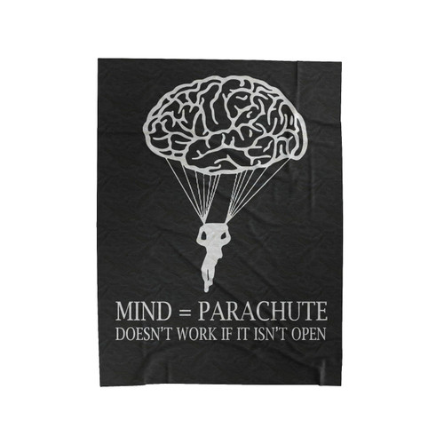 Mind Parachute Velveteen Blanket