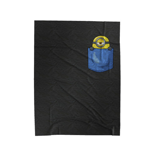 Minion Banana In My Pocket Velveteen Blanket