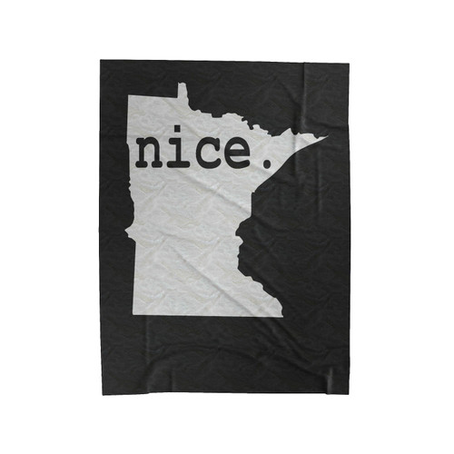 Minnesota 'Nice', 'Roots' Or 'made' Velveteen Blanket